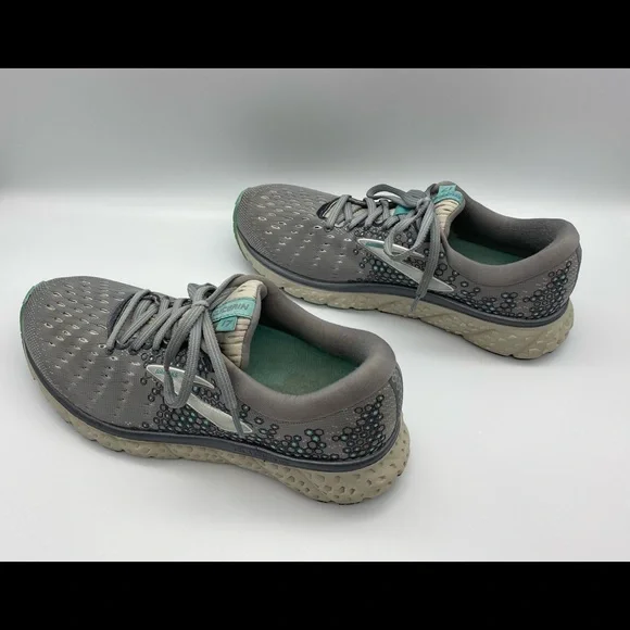 Women’s Brooks Aqua Grey Glycerin 17 Sneakers 8.5 - Picture 5 of 10